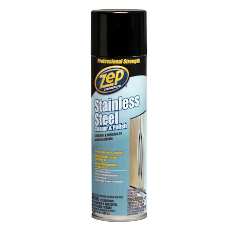 Zep Stainless Steel Cleaner, 16 oz., PK4 1048844